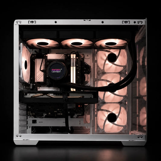 White Phantom Gaming PC Intel I7 Prebuilt