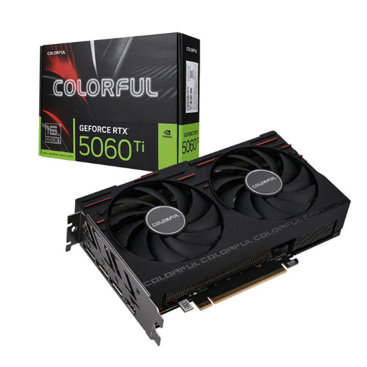 Colorful RTX 5060 Ti 16GB V Gaming DUO Graphics Card - Microcenter India.