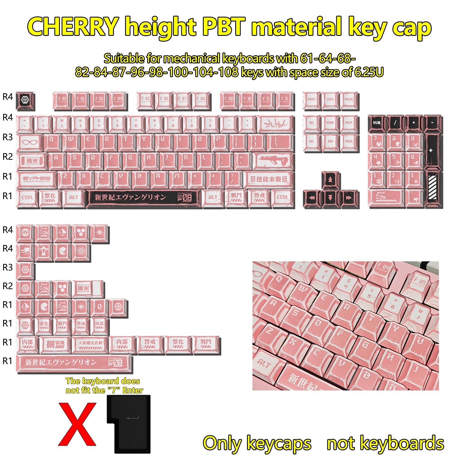 Cherry 118 PBT Mechanical Keyboard Keycaps