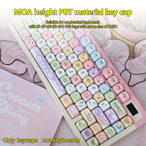 MOA 8 PBT Mechanical Keyboard Keycaps - Microcenter India.