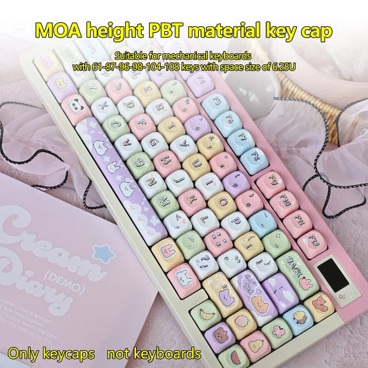 MOA 8 PBT Mechanical Keyboard Keycaps - Microcenter India.