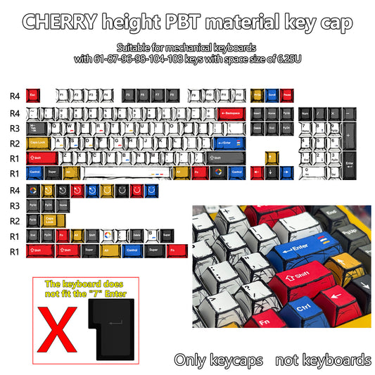 Cherry 111 PBT Mechanical Keyboard Keycaps
