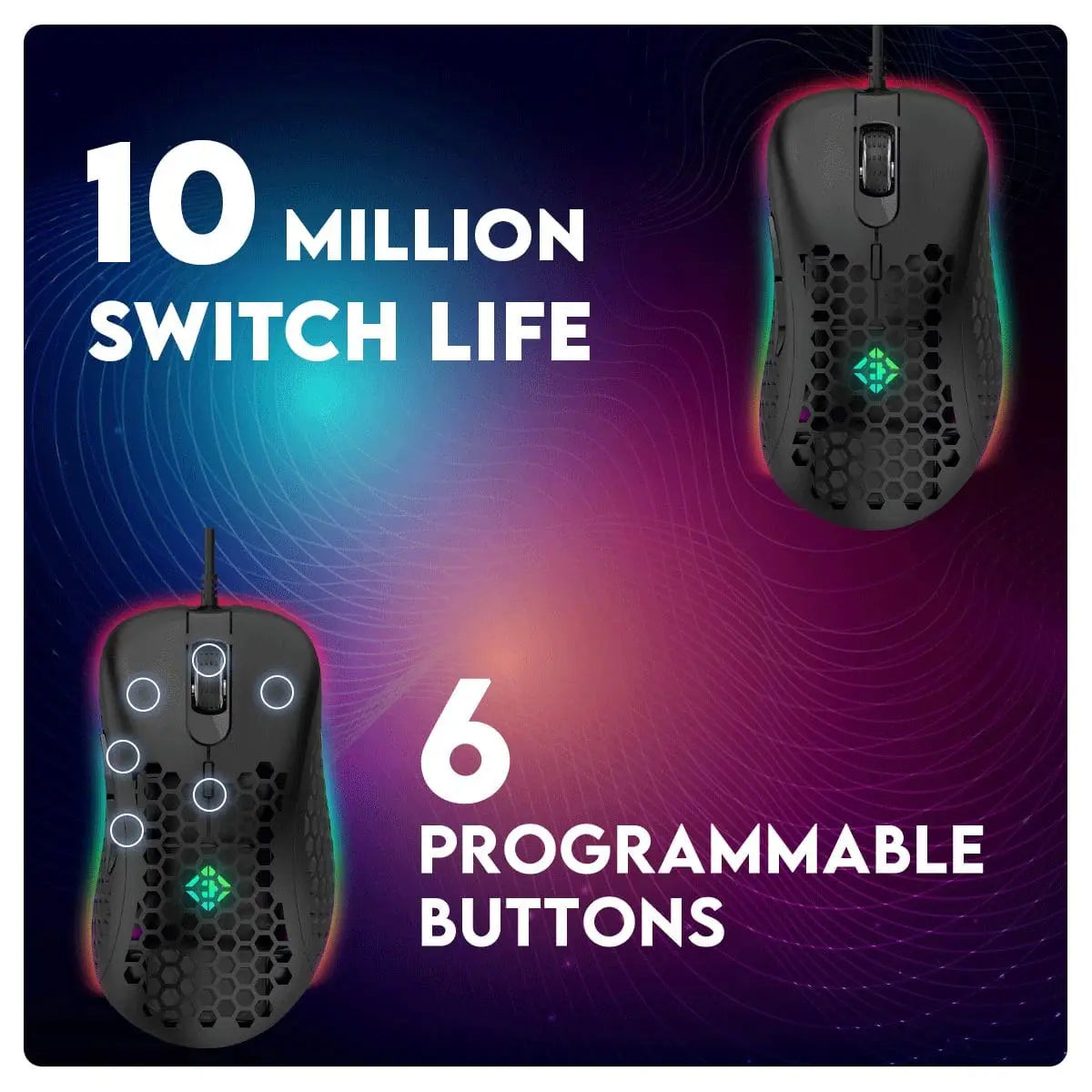 Cosmic Byte Spectrum RGB Wired Gaming Mouse  Microcenter India