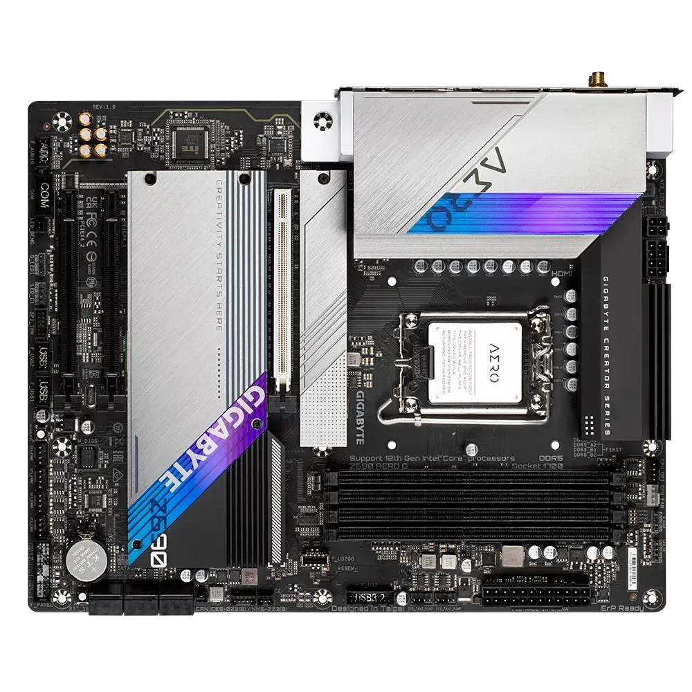 Gigabyte Z690 AERO G Motherboard  Microcenter India