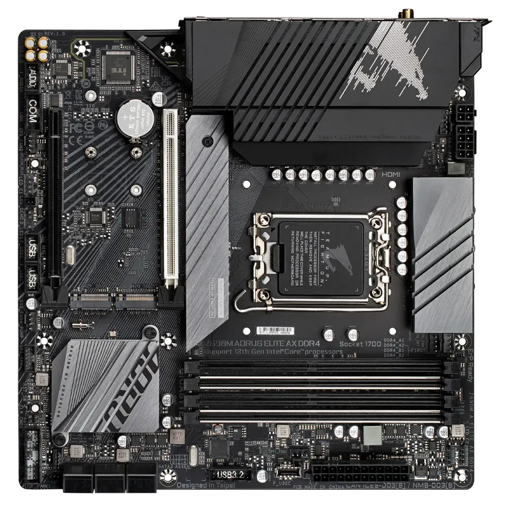 Gigabyte Z690M Aorus Elite AX DDR4 Motherboard  Microcenter India