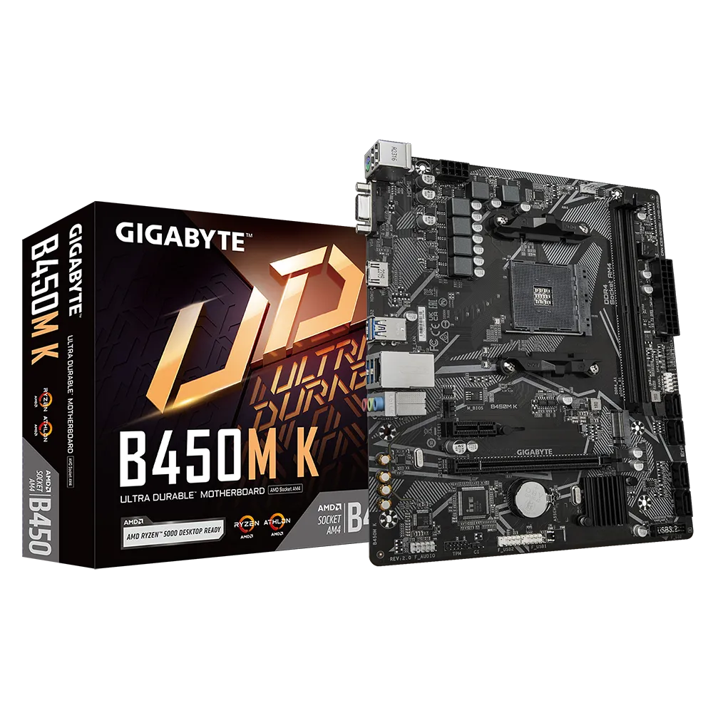 Gigabyte B450M K 2.0 Motherboard