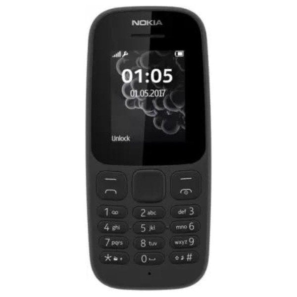 NOKIA 105 SS Black  Microcenter India