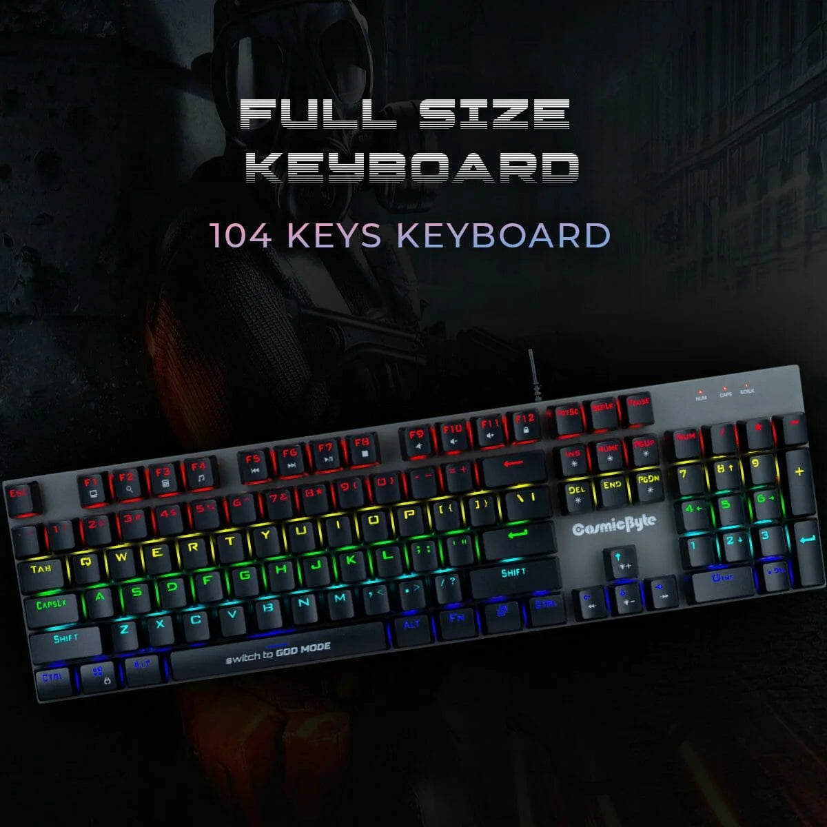 Cosmic Byte Vanth Mechanical Keyboard Red Switch (CB-GK-28)