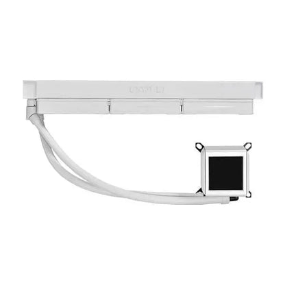 Lian Li Galahad II LCD 360 CPU Liquid Cooler (White)  Microcenter India