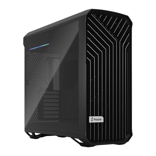 Fractal Design Torrent Black tempered glass dark tint E-ATX mid tower cabinet