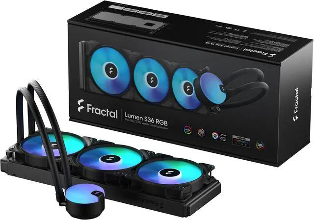 Fractal Design Lumen S36 RGB V2 360mm AIO CPU liquid cooler