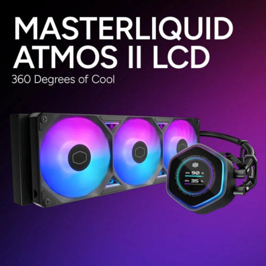 Cooler Master Atmos II 360 VRM Gaming CPU Cooler - Microcenter India.