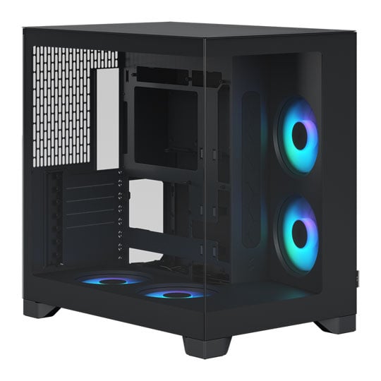 Fractal Design Pop 2 Vision Black RGB dual chamber ATX mid tower cabinet