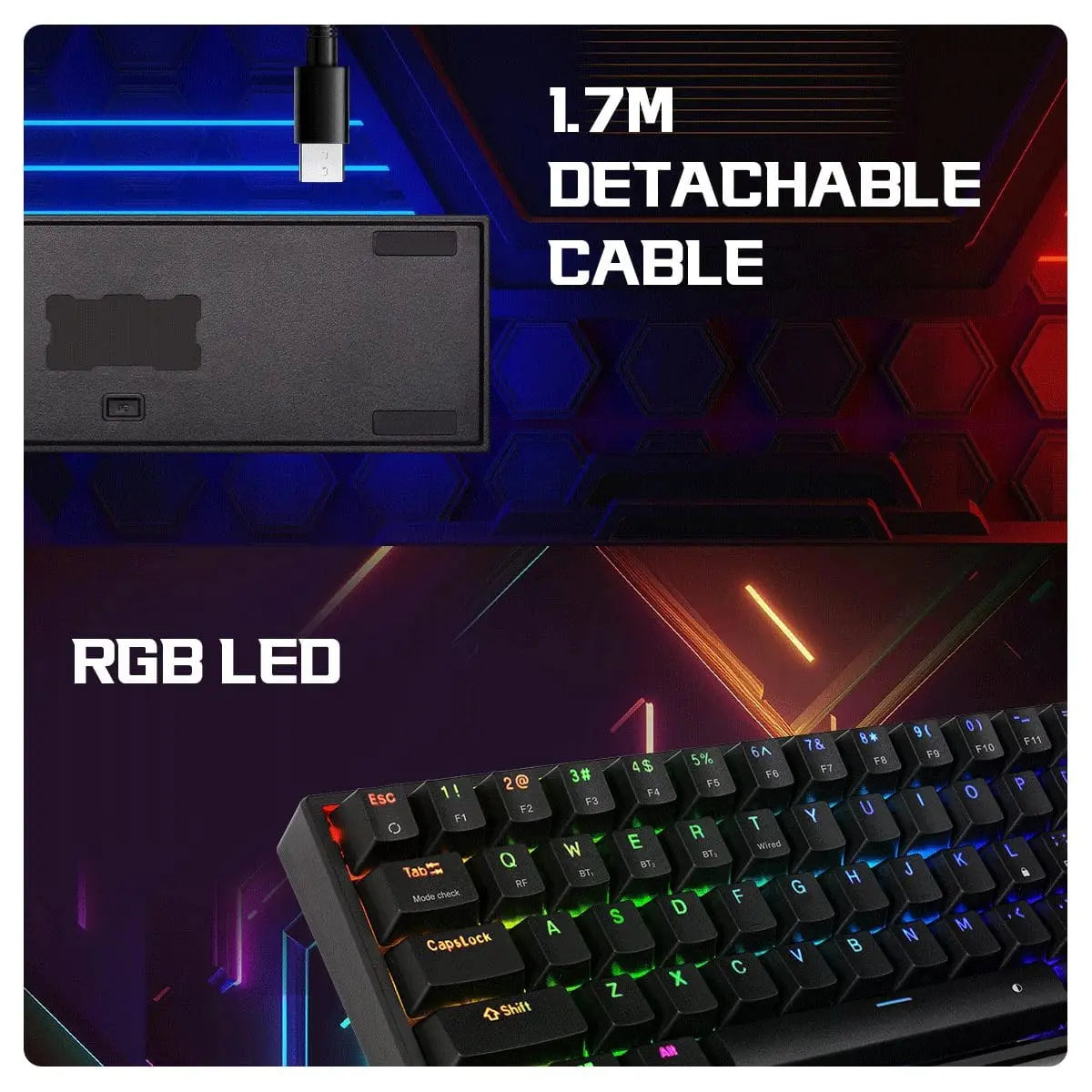Cosmic Byte Artemis Wireless Mechanical Keyboard (CB-GK-40)  Microcenter India