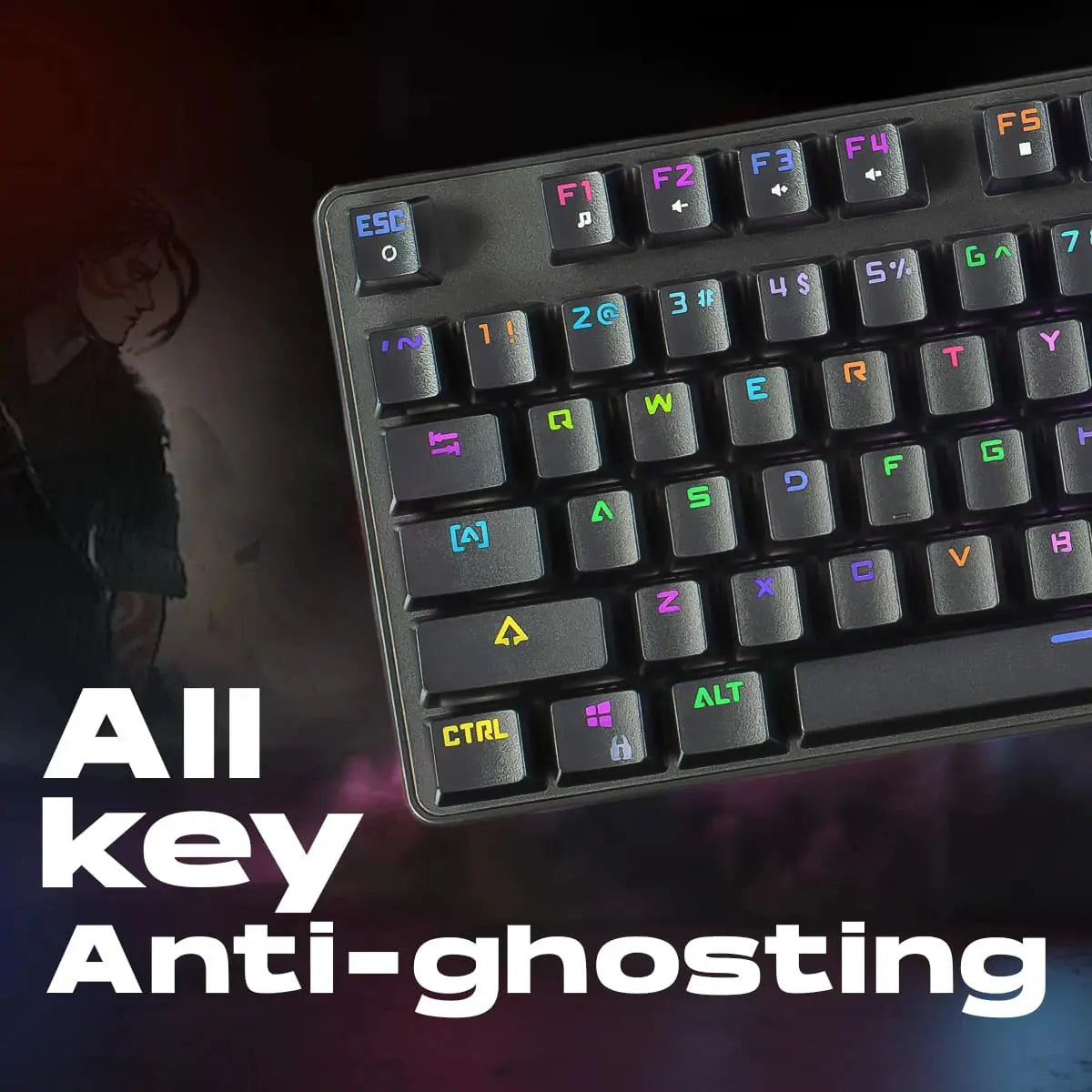Cosmic Byte Firefly Hot Swappable Keyboard (CB-GK-34)  Microcenter India