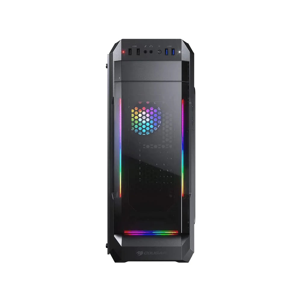 Cougar MX331-T ARGB ATX Mid Tower Cabinet Black  Microcenter India