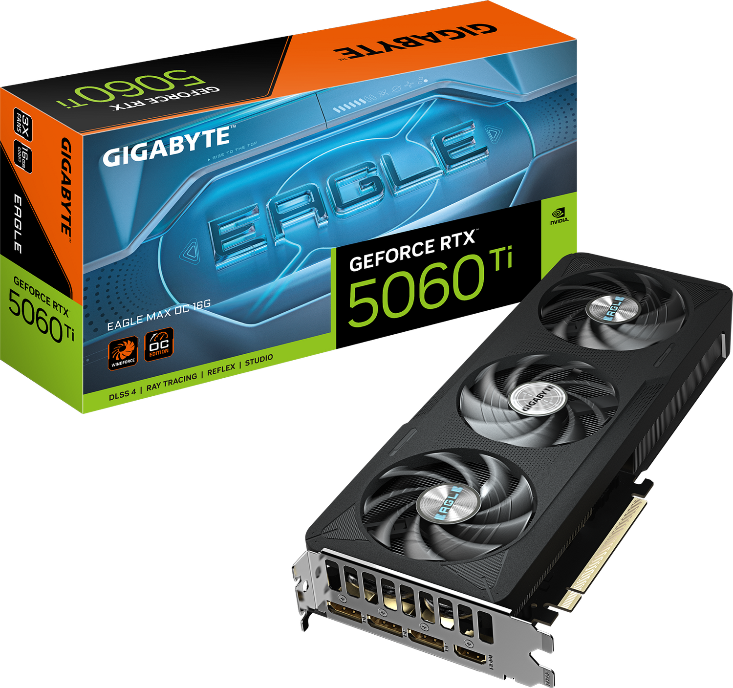 Gigabyte GeForce RTX 5060 Ti EAGLE MAX OC 16GB GDDR7 graphics card