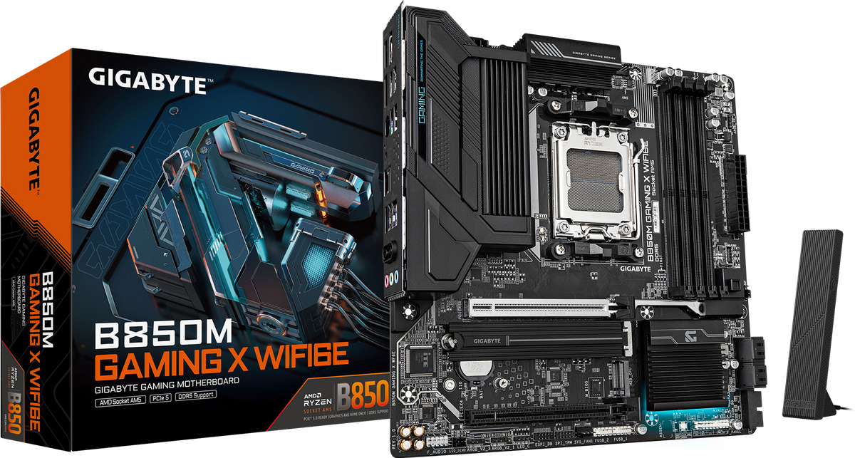 Gigabyte B850M Gaming X WiFi6E Micro ATX motherboard