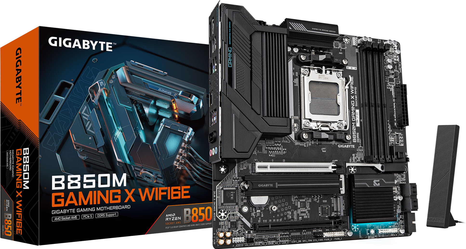 Gigabyte B850M Gaming X WiFi6E Micro ATX motherboard