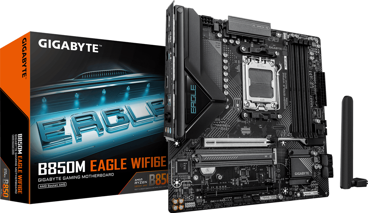 Gigabyte B850M EAGLE WIFI6E AM5 Micro ATX motherboard