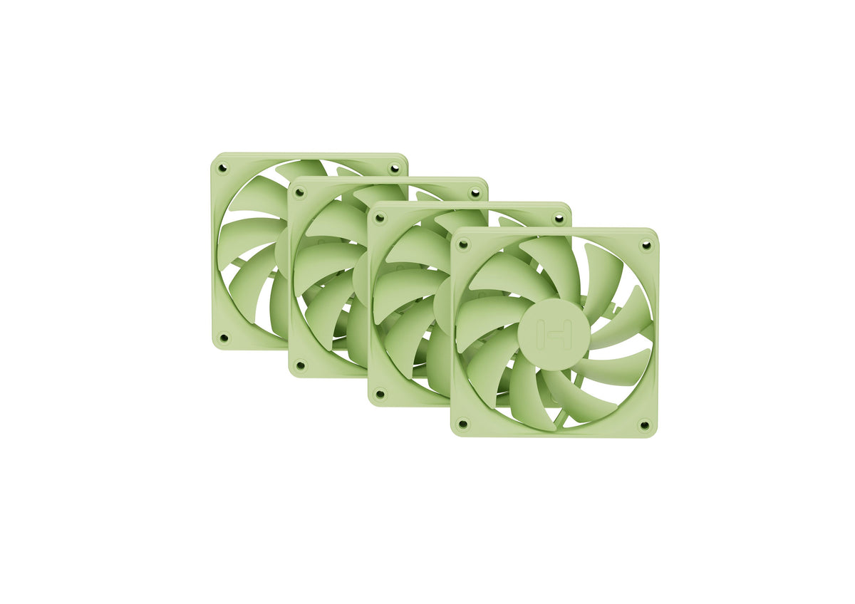 HYTE flow FA12 Matcha Milk 120mm PWM case fan 4 pack