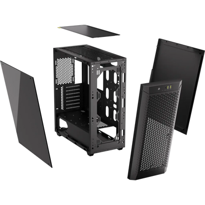Corsair 480T Airflow TG Mid-Tower Case Black  Microcenter India