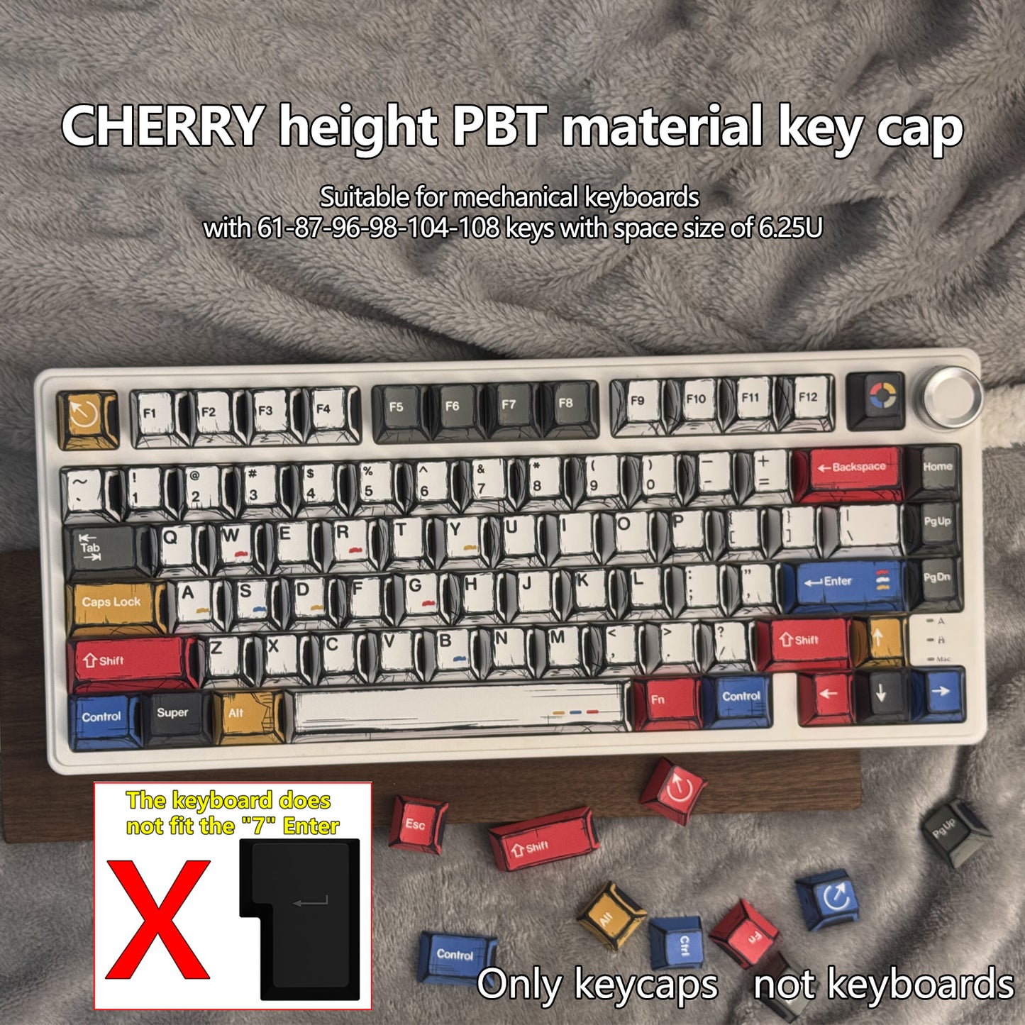 Cherry 111 PBT Mechanical Keyboard Keycaps