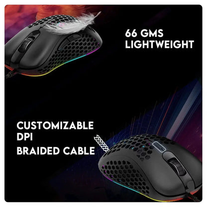 Cosmic Byte Spectrum RGB Wired Gaming Mouse  Microcenter India