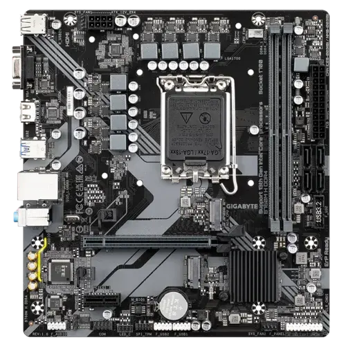Gigabyte B760M H DDR4 Motherboard  Microcenter India