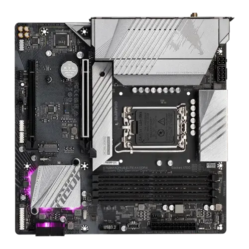 Gigabyte B760M Aorus Elite AX DDR4 Motherboard  Microcenter India