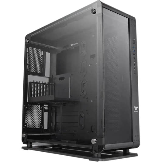 Thermaltake Core P8 Tempered Glass eATX Full Tower Computer Case - Black  Microcenter India