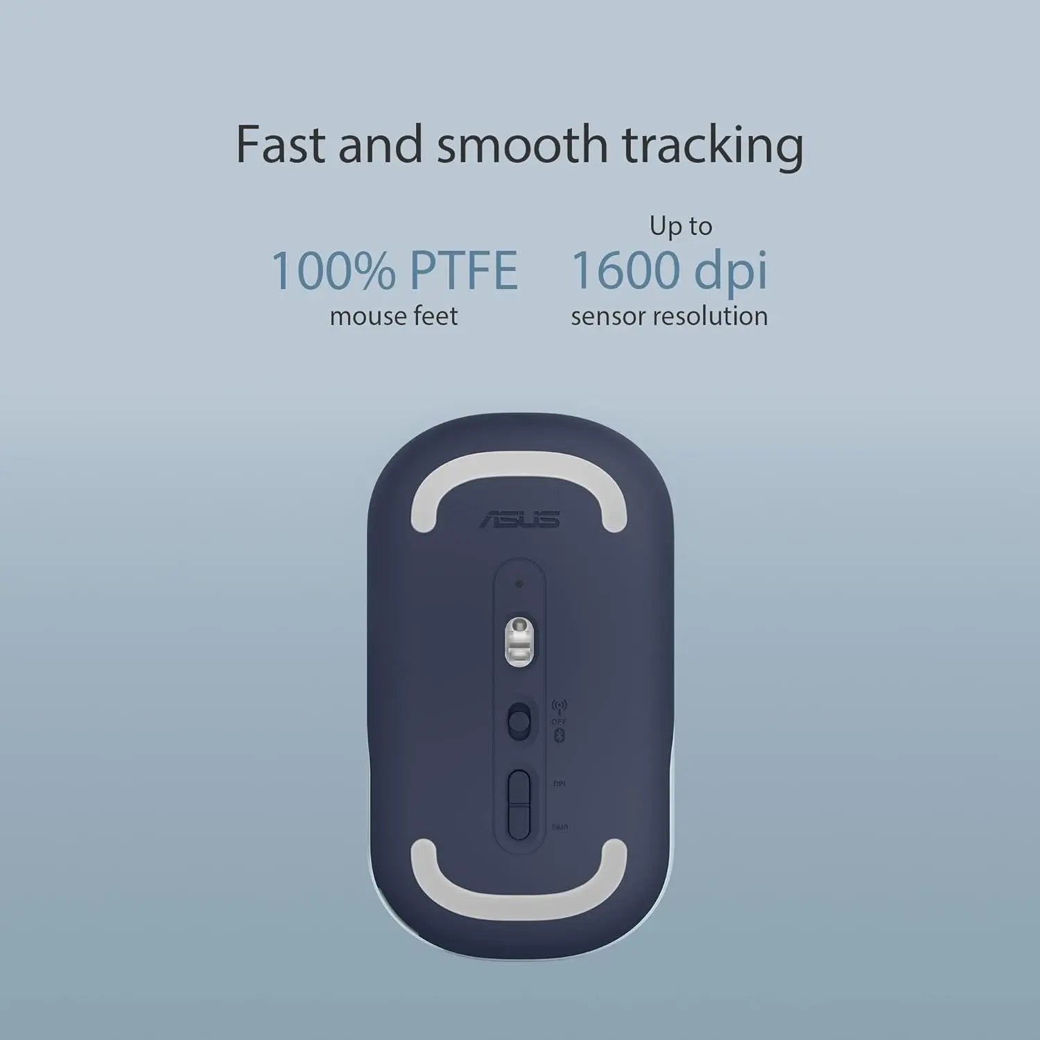 ASUS MD100 Marshmallow Wireless Optical Mouse 
