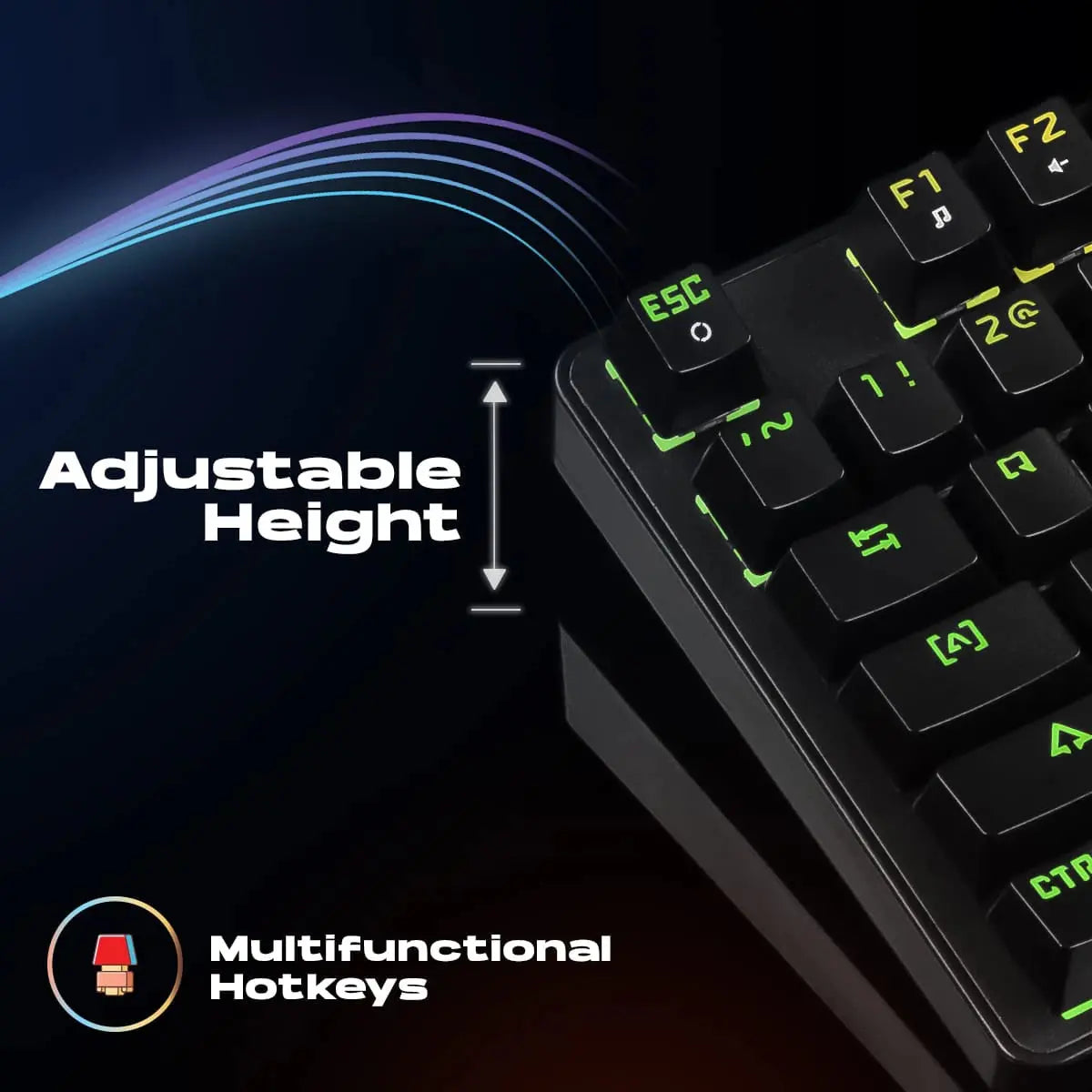 Cosmic Byte Firefly Hot Swappable Keyboard (CB-GK-34)  Microcenter India