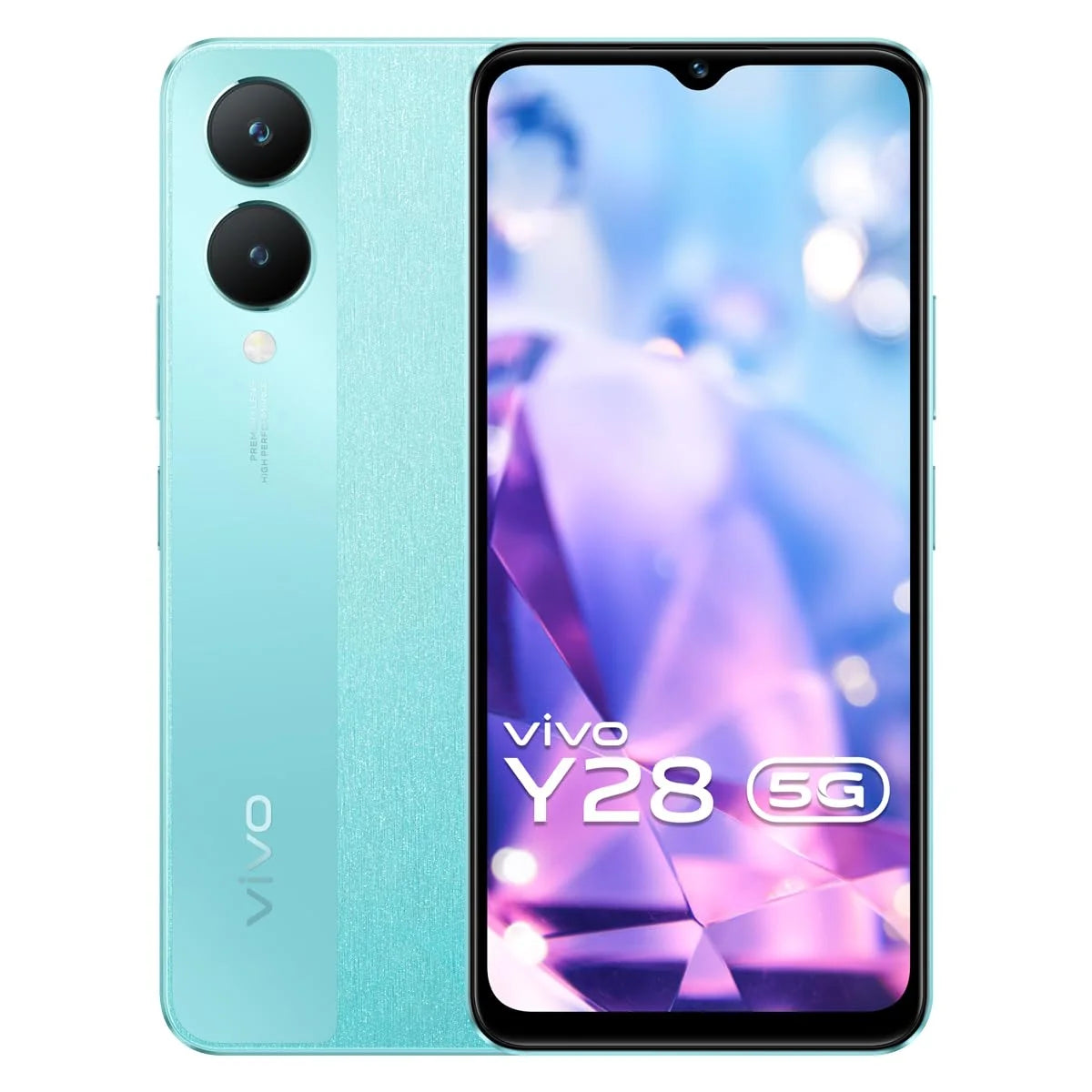 Vivo Y28 5G Glitter Aqua 4GB RAM 128GB Storage  Microcenter India