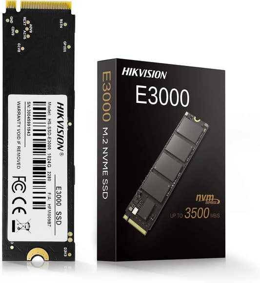 Hikvision E3000 Internal NVMe PCIe M.2 SSD 1TB SSD, Internal Solid State Drive  Microcenter India