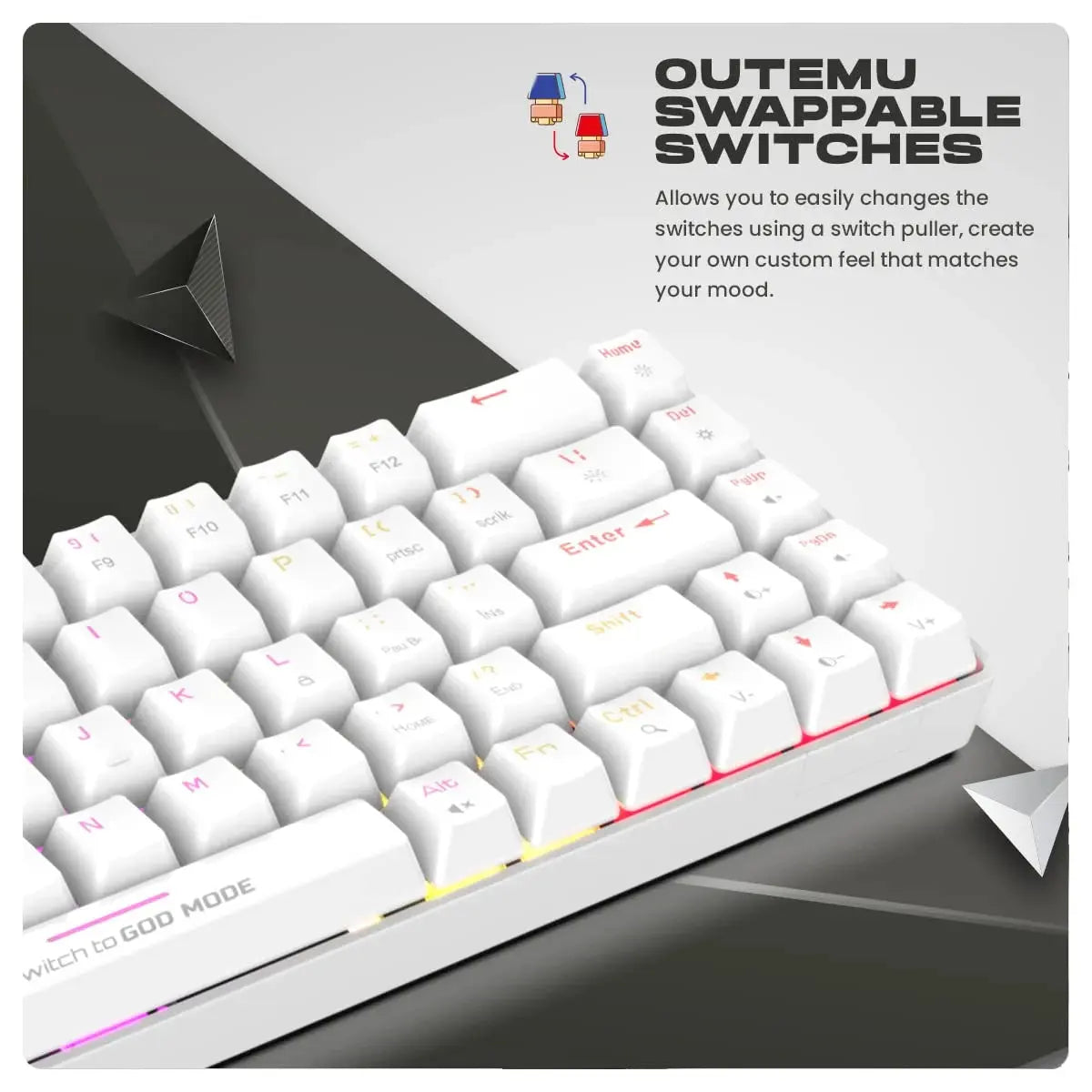Cosmic Byte Artemis RGB Mechanical Keyboard CB-GK-36  Microcenter India