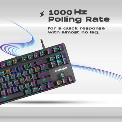 Cosmic Byte Firefly RGB TKL Mechanical Keyboard CB-GK-16  Microcenter India