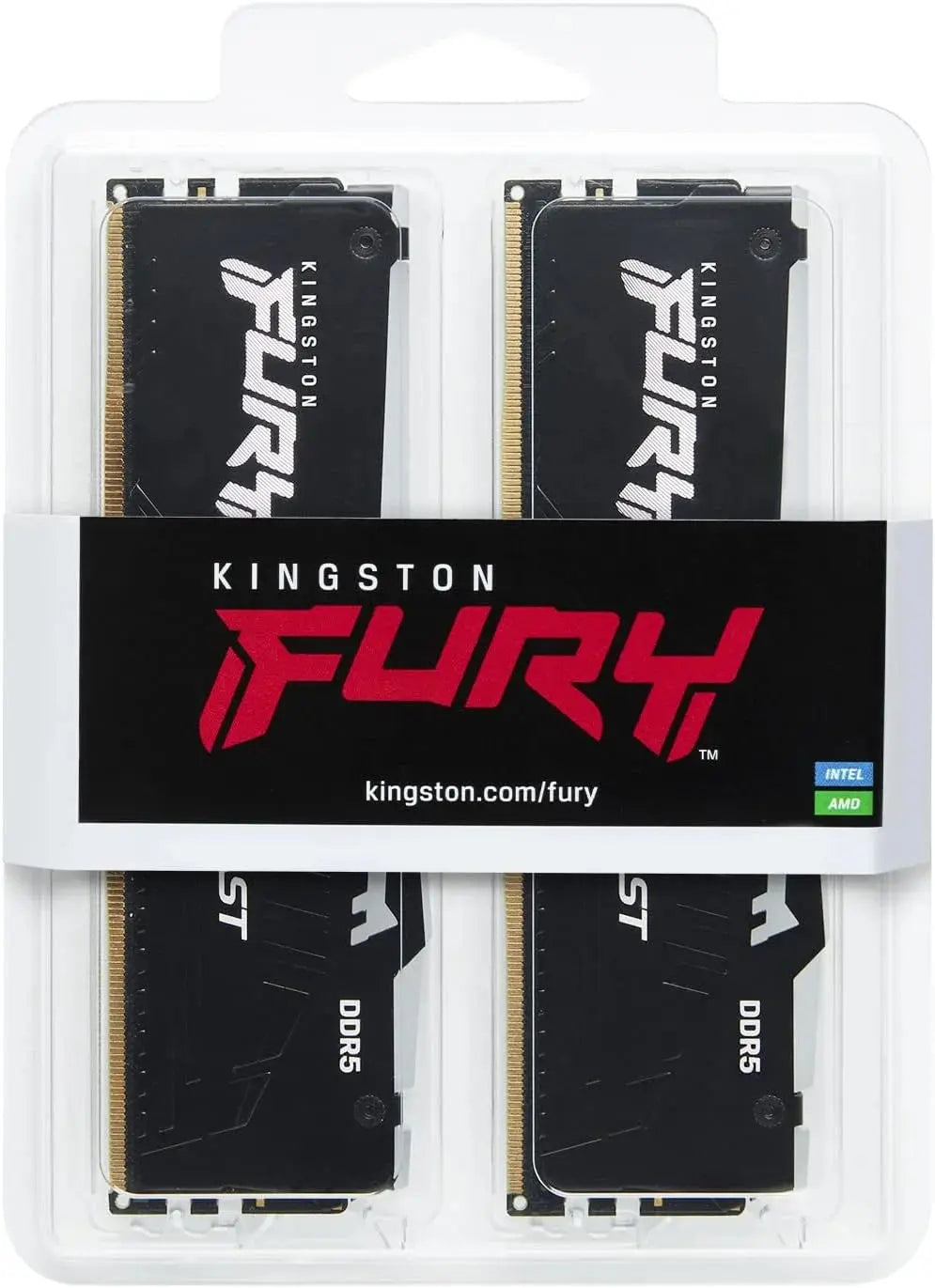 Kingston FURY Beast 32GB (16GB x2) RGB DDR5 6000MT/s Black Memory  Microcenter India