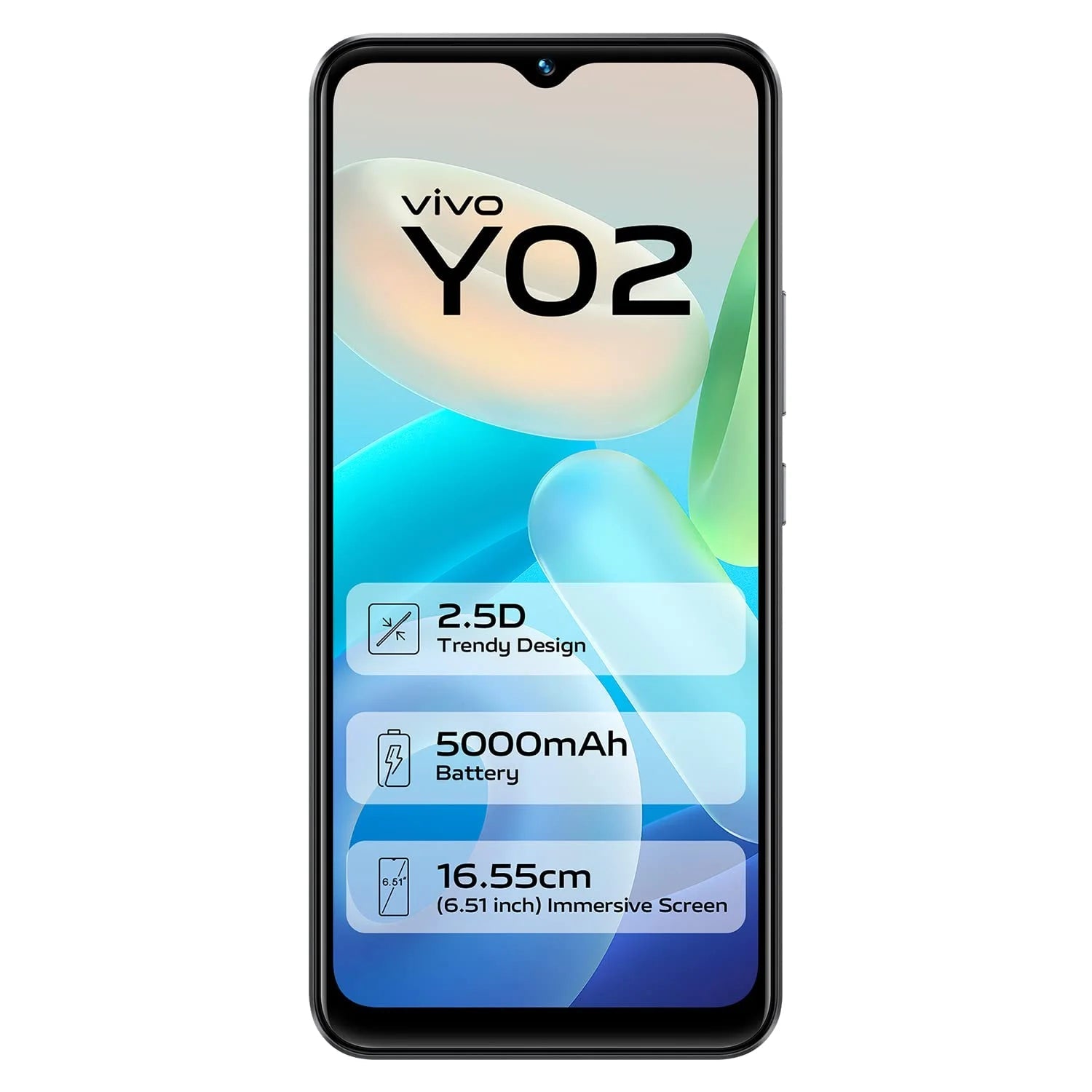 Vivo Y02 Cosmic Grey 3GB RAM 32GB Storage  Microcenter India