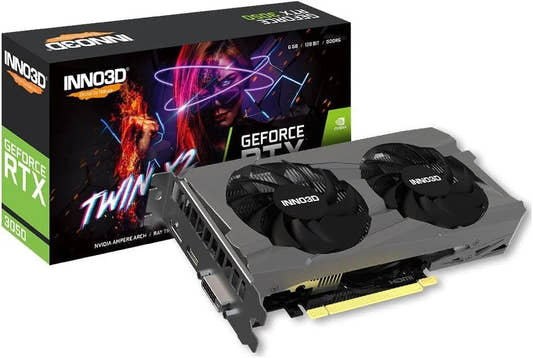 Inno3D GeForce RTX3050 Twin x2 6GB GDDR6 Graphics Card  Microcenter India