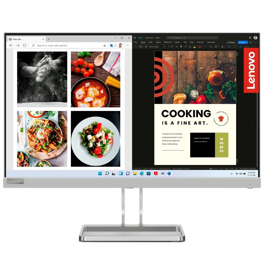 Lenovo L24i-40 24 inch FHD IPS Monitor  Microcenter India