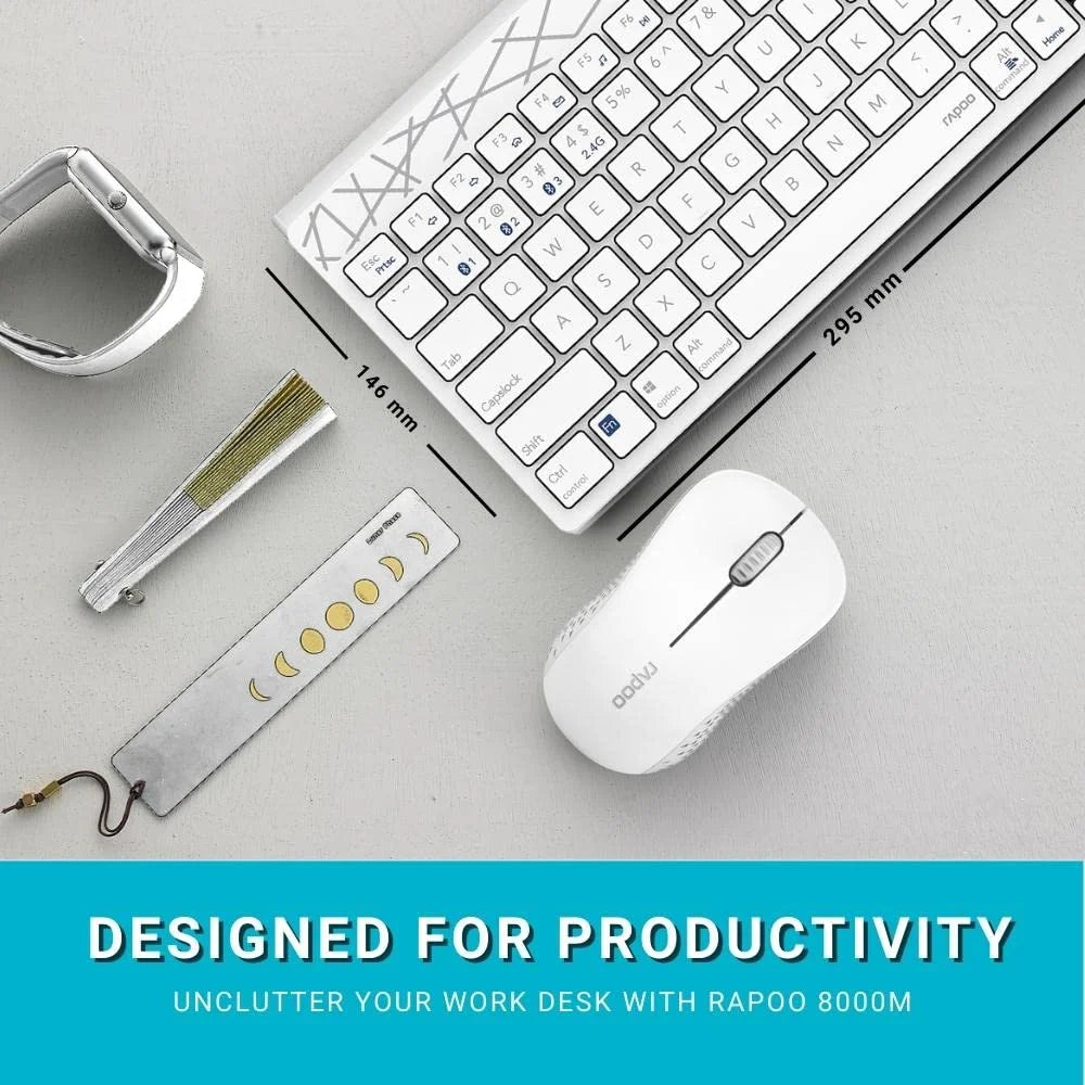 Rapoo X1800S Wireless Keyboard and Mouse Combo - Microcenter India