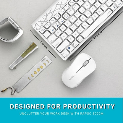 Rapoo X1800S Wireless Keyboard and Mouse Combo - Microcenter India