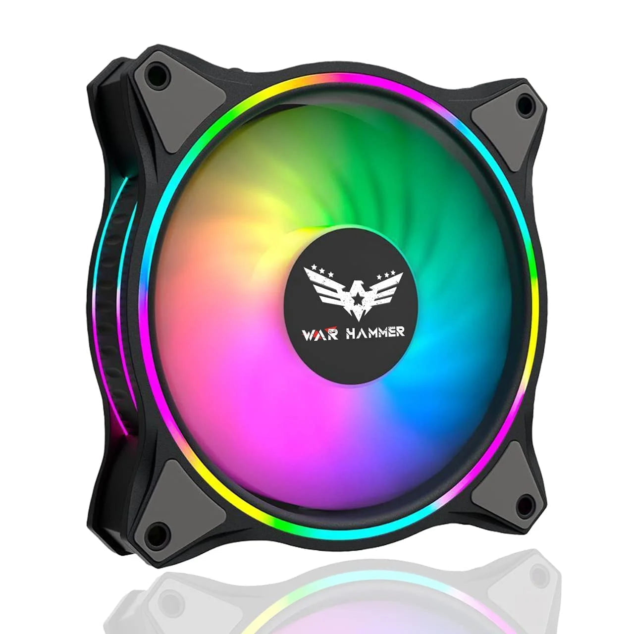 WAR HAMMER GX1025 120 RGB V2 1200 RPM Case Fan  Microcenter India