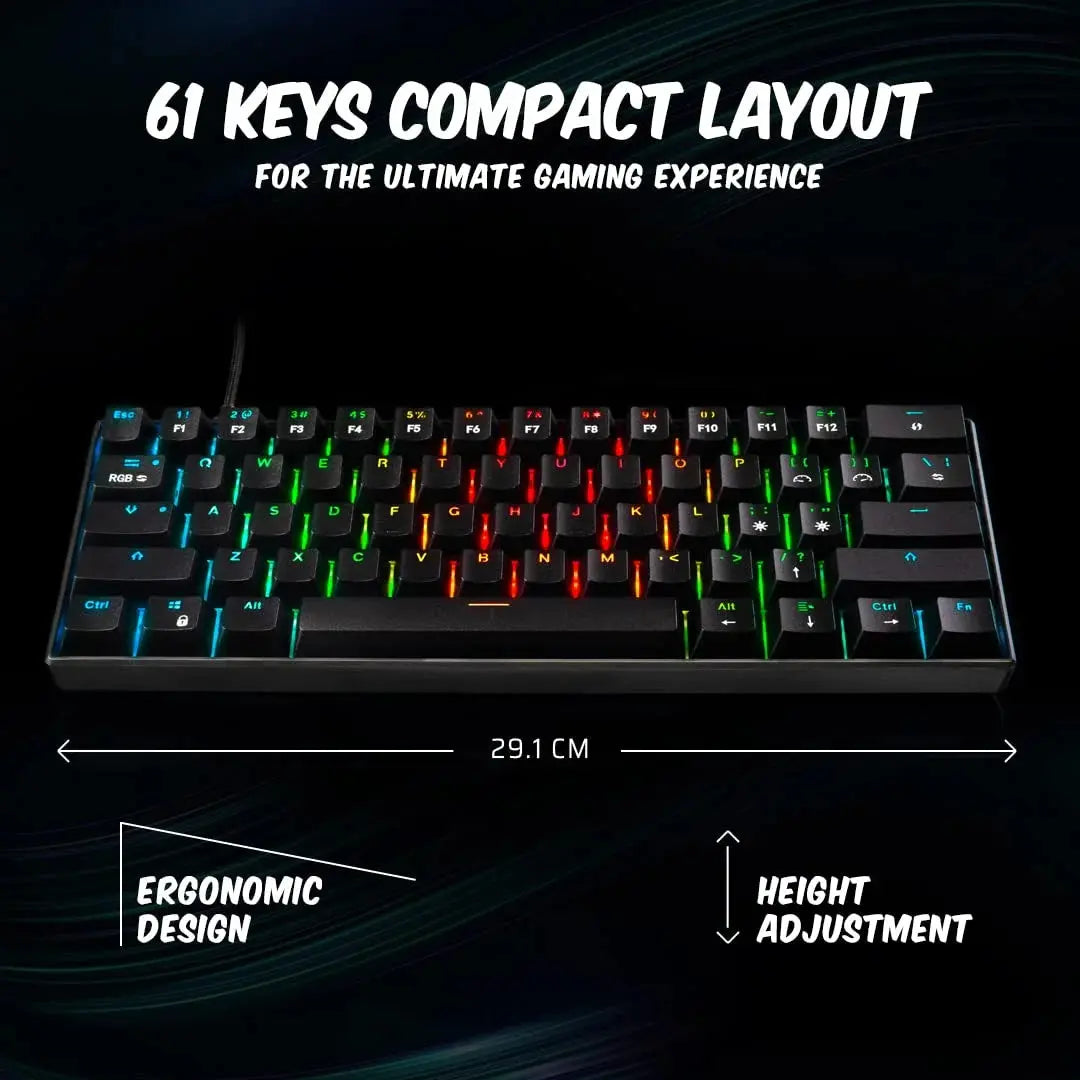 Cosmic Byte Themis Mechanical Gaming Keyboard CB-GK-21  Microcenter India