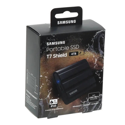 Samsung T7 Shield 4TB External SSD - Black  Microcenter India