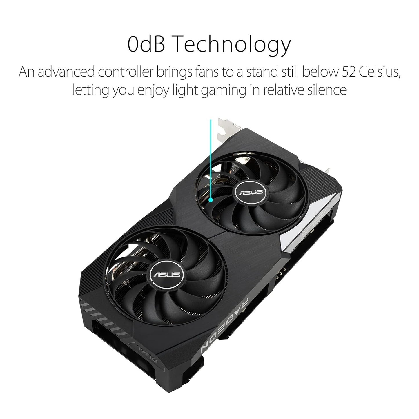 ASUS Dual Radeon RX 6650 XT OC Edition 8GB GDDR6 Graphic Card