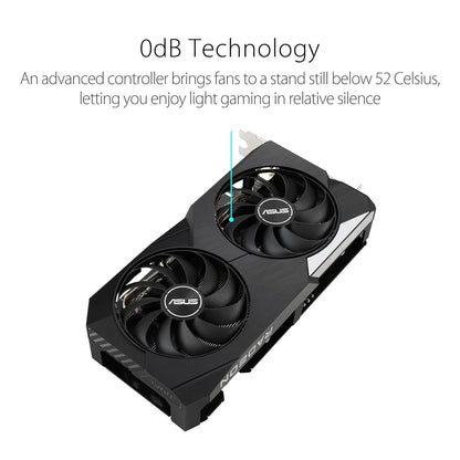 ASUS Dual Radeon RX 6650 XT OC Edition 8GB GDDR6 Graphic Card