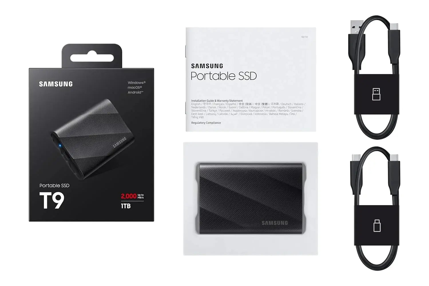 Samsung T9 Portable External SSD 1TB  Microcenter India