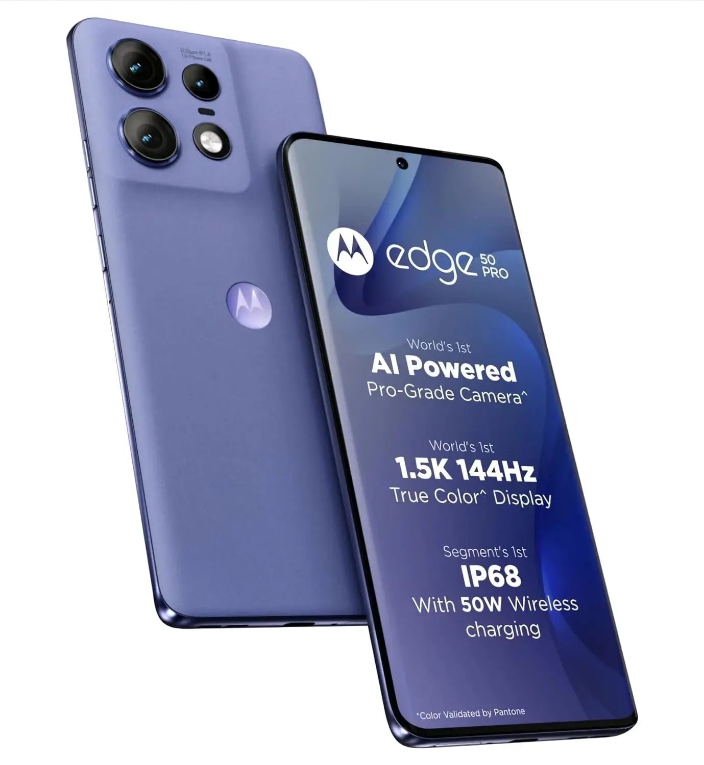 Motorola Edge 50 Pro 5G Luxe Lavender 256GB 12GB RAM  Microcenter India